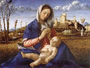 Giovanni Bellini Madonna in the Meadow Sweden oil painting artist